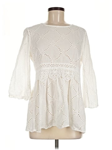 Suzanne Betro 3/4 Sleeve Blouse (view 1)