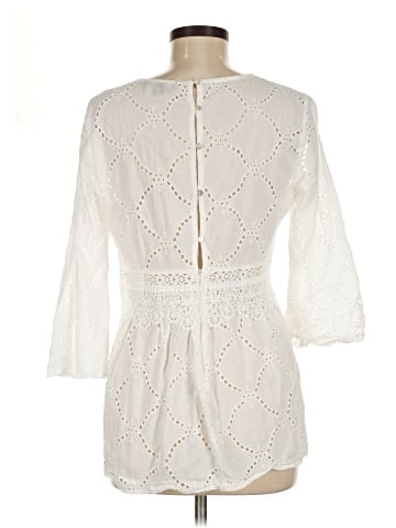 Suzanne Betro 3/4 Sleeve Blouse (view 2)