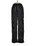 Unbranded 100% Viscose Stripes Black Casual Pants Size 2 (estimated) - photo 1
