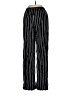 Unbranded 100% Viscose Stripes Black Casual Pants Size 2 (estimated) - photo 2