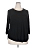 Cupio Black 3/4 Sleeve Top Size 2X - photo 1