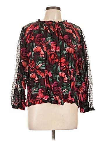 Sandro 3/4 Sleeve Blouse (view 1)