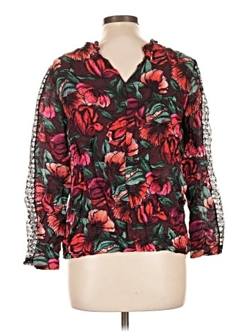 Sandro 3/4 Sleeve Blouse (view 2)
