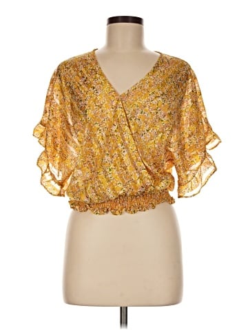 MELLODAY Short Sleeve Blouse (view 1)