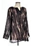 Chico's 100% Polyester Purple Long Sleeve Blouse Size Lg (2) - photo 1