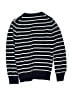 Crewcuts 100% Cashmere Stripes Blue Cashmere Pullover Sweater Size 6 - 7 - photo 2