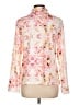 Unbranded Floral Pink Long Sleeve Blouse Size L - photo 2