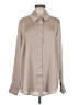 City Chic 100% Polyester Solid Tan Long Sleeve Blouse Size 12 - photo 1
