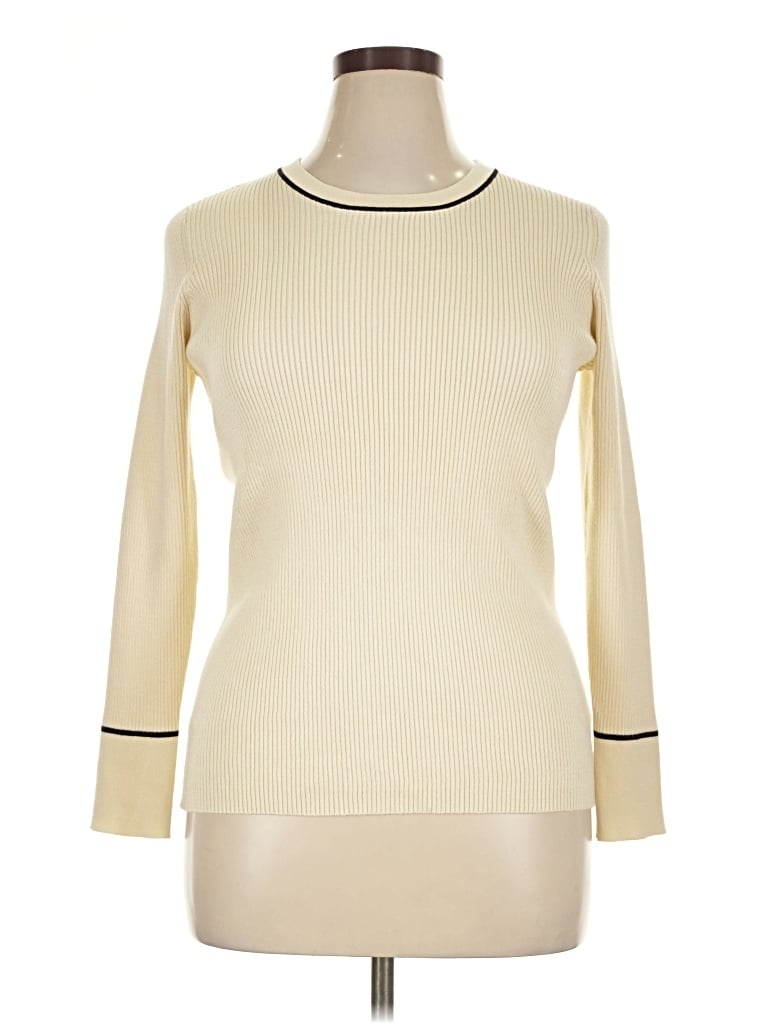 Metric Knits Turtleneck Sweater In Neutral