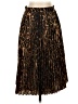 Burberry 100% Polyester Animal Print Brown Casual Skirt Size 2 - photo 1