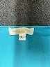 Ramy Brook 100% Polyester Solid Teal Casual Dress Size L - photo 7