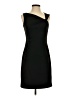 David Meister 100% Polyester Solid Black Cocktail Dress Size 2 - photo 1