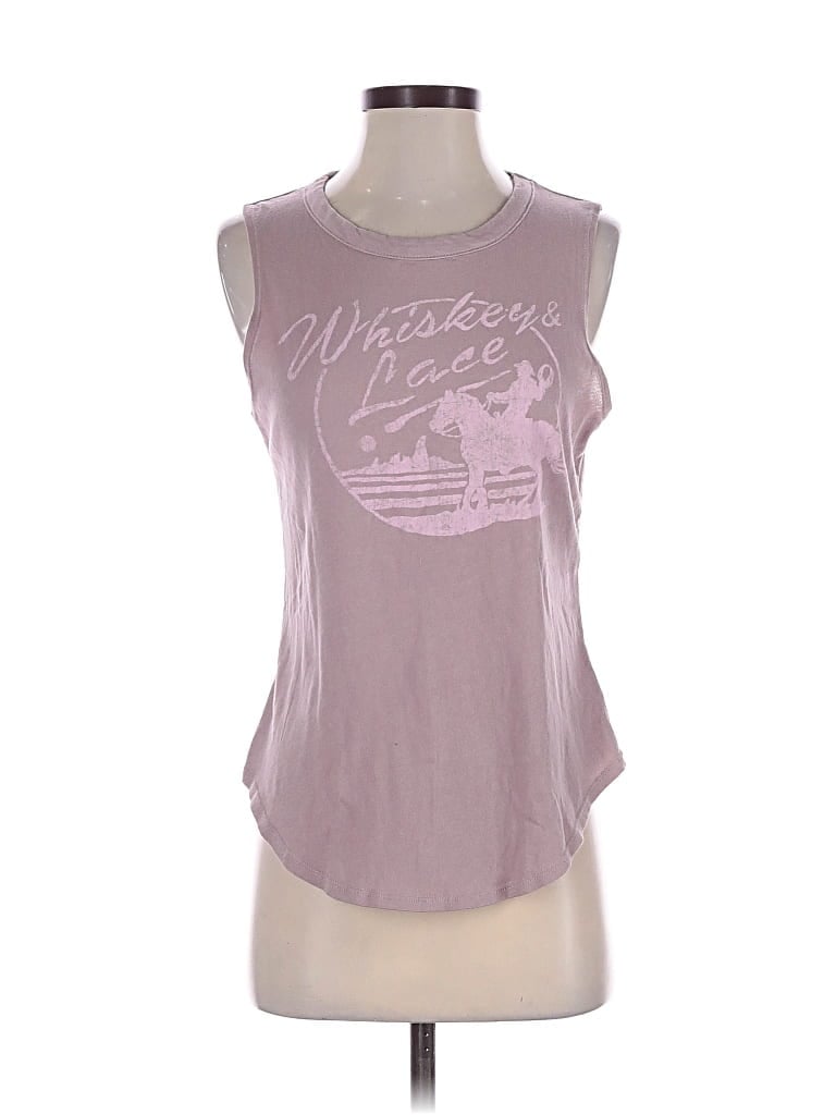 Pre-owned Chaser Sleeveless T-shirt In Purple