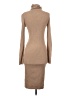 Express Solid Tan Casual Dress Size S - photo 2