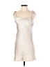 Princess Polly 100% Polyester Metallic Silver Cocktail Dress Size 2 - photo 1