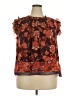 Old Navy 100% Polyester Brown Sleeveless Blouse Size 2X - photo 1