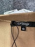 Paniz Solid Tan Formal Skirt Size 10 - photo 4