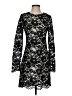 Theory Floral Black Cocktail Dress Size 4 - photo 1