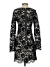 Theory Floral Black Cocktail Dress Size 4 - photo 2