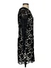 Theory Floral Black Cocktail Dress Size 4 - photo 4
