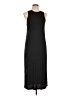 Double Zero Solid Black Casual Dress Size L - photo 1