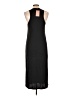 Double Zero Solid Black Casual Dress Size L - photo 2