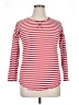 Unbranded 100% Cotton Stripes Red 3/4 Sleeve Top Size XL - photo 1