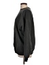 Hanes Solid Gray Black Sweatshirt Size L - photo 5