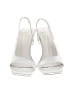 Lulus White Sandals Size 8 - photo 2