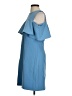 Taylor Solid Blue Cocktail Dress Size 4 - photo 5