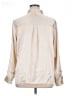 Express 100% Polyester Metallic Ivory Long Sleeve Blouse Size XL - photo 2