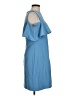 Taylor Solid Blue Cocktail Dress Size 4 - photo 4