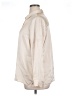 Express 100% Polyester Metallic Ivory Long Sleeve Blouse Size XL - photo 5