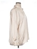 Express 100% Polyester Metallic Ivory Long Sleeve Blouse Size XL - photo 4