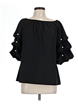 Roz & Ali 3/4 Sleeve Blouse (view 1)