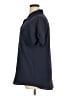 Unbranded 100% Polyester Solid Blue Short Sleeve Blouse Size XL - photo 5