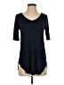 24/7 Maurices Black Short Sleeve Top Size XS - photo 1