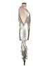 Renee C. Metallic Silver Cocktail Dress Size L - photo 4
