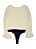 MISA Los Angeles 100% Polyester Ivory Long Sleeve Blouse Size M - photo 2