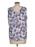 Eddie Bauer Blue Sleeveless Blouse Size L - photo 2