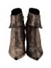 Linea Paolo Metallic Gold Ankle Boots Size 6 - photo 2