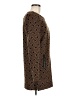 PREMISE Argyle Brown Casual Dress Size M - photo 4