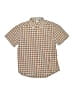 Old Navy 100% Cotton Checkered-gingham Orange Short Sleeve Button-Down Shirt Size M (kids) - photo 1