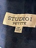 Studio 1 100% Polyester Polka Dots Blue Cocktail Dress Size 8 Petite - photo 7