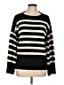 TRUTH BY REPUBLIC Stripes Black Pullover Sweater Size L - photo 1