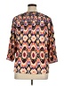 Chico's Orange 3/4 Sleeve Blouse Size XL (3) - photo 2