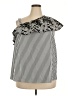 Marina Sport Silver Black Sleeveless Blouse Size 18 - photo 1