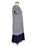 MICHAEL Michael Kors Chevron-herringbone Blue Casual Dress Size M - photo 4