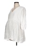 Seraphine 100% Viscose White 3/4 Sleeve Blouse Size 10 Maternity - photo 1