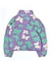 Lucky Brand 100% Polyester Print Purple Track Jacket Size 14 - 16 - photo 2